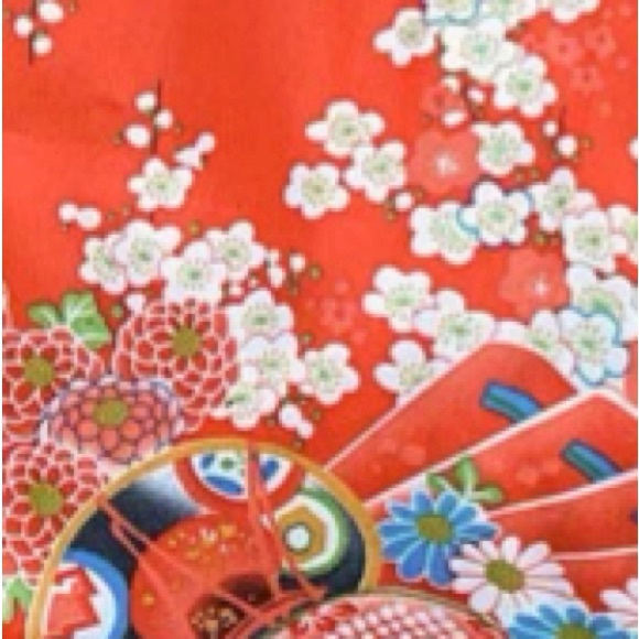 JAPANESE FLORAL DESIGN XL SHOPPER/SHOULDER BAG - Picture 6 of 7